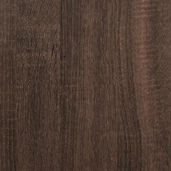 vidaXL 3-Piece Bathroom Furniture Set Brown Oak Look Engineered Wood