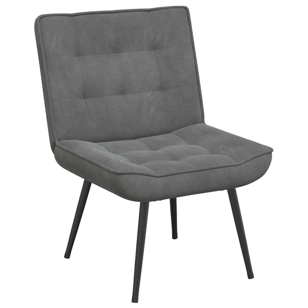 Dunkelgrauer Samt Relaxsessel