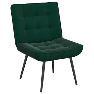 vidaXL Fauteuil de relaxation vert foncé 64x74x84 cm Velours