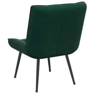 vidaXL Fauteuil de relaxation vert foncé 64x74x84 cm Velours