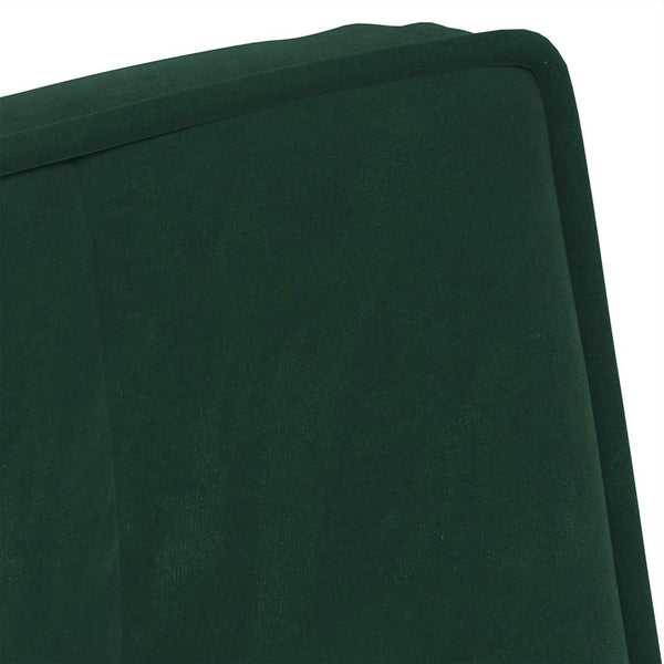 vidaXL Fauteuil de relaxation vert foncé 64x74x84 cm Velours