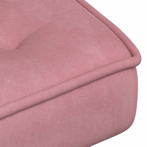 Rosa Samt Relaxsessel 64x74x84 cm