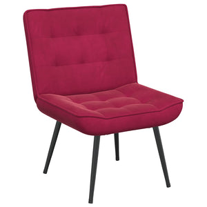 Weinroter Samt Relaxsessel 64x74x84 cm