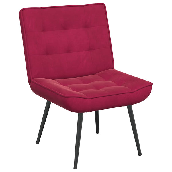 Weinroter Samt Relaxsessel 64x74x84 cm