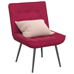 Weinroter Samt Relaxsessel 64x74x84 cm