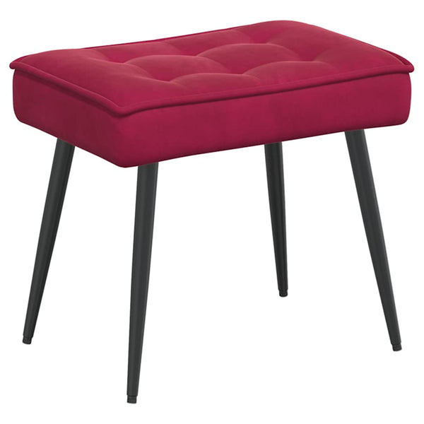 Weinroter Samt Relaxsessel 64x74x84 cm