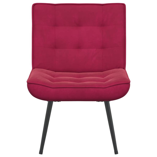 Weinroter Samt Relaxsessel 64x74x84 cm