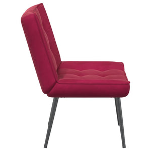 Weinroter Samt Relaxsessel 64x74x84 cm