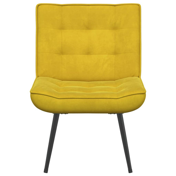 Gelber Samt Relaxsessel 64x74x84 cm