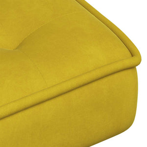 Gelber Samt Relaxsessel 64x74x84 cm