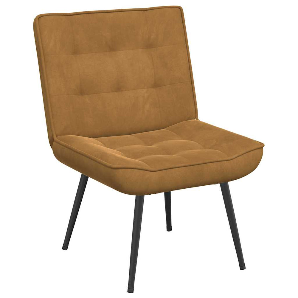 Brauner Samt Relaxsessel