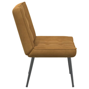 Brauner Samt Relaxsessel