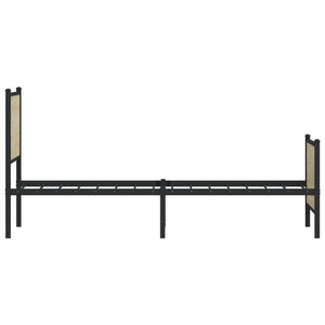 Metallbett 140x200 cm Sonoma Eiche