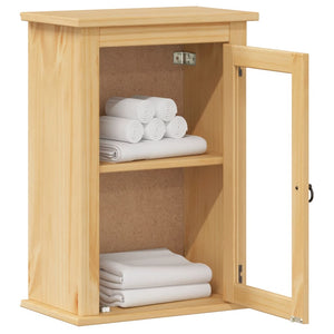 vidaXL Armoire murale de salle de bain Corona 45x27x64,5 cm Pin massif