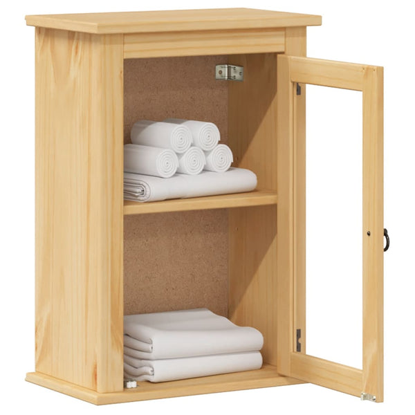 vidaXL Armoire murale de salle de bain Corona 45x27x64,5 cm Pin massif