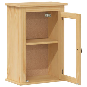 vidaXL Armoire murale de salle de bain Corona 45x27x64,5 cm Pin massif