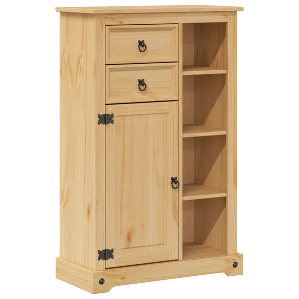 Badschrank Corona Kiefer Massivholz 70x33x110 cm