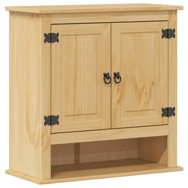 Bad Wandschrank Kiefer Massivholz 70x33x71,5 cm