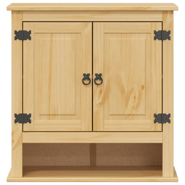 Bad Wandschrank Kiefer Massivholz 70x33x71,5 cm
