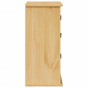 Bad Wandschrank Kiefer Massivholz 70x33x71,5 cm