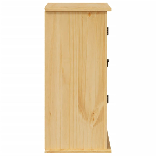 Bad Wandschrank Kiefer Massivholz 70x33x71,5 cm