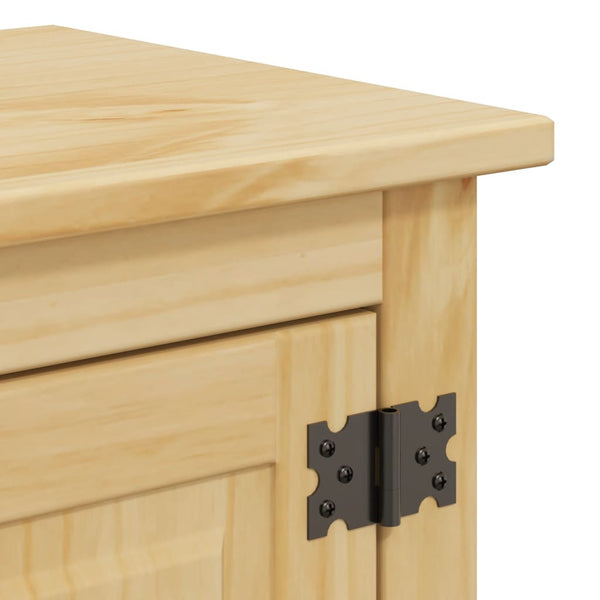 Bad Wandschrank Kiefer Massivholz 70x33x71,5 cm