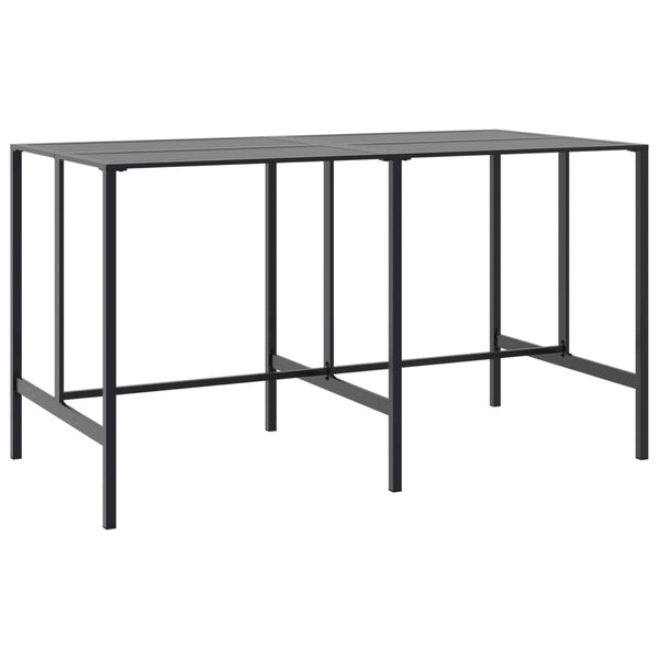 Schwarzer Bartisch 200x100x110 cm
