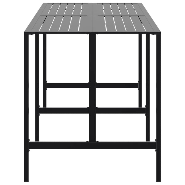 Schwarzer Bartisch 200x100x110 cm