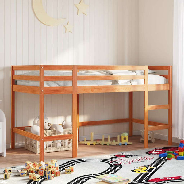Kinderhochbett 80x200 cm Kiefer Massivholz