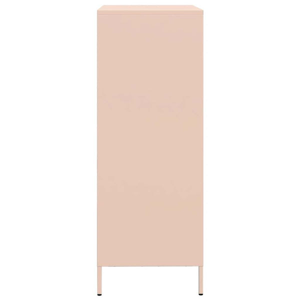 Highboard Rosa Stahl 68x39x101,5 cm