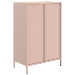 Highboard Rosa Stahl 68x39x101,5 cm