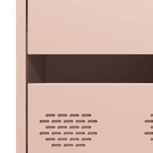Highboard Rosa Stahl 68x39x101,5 cm