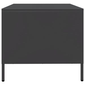 Schwarzer TV-Schrank 68 cm aus Stahl