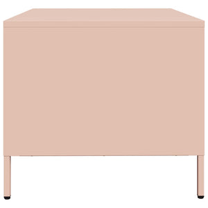 Rosa TV-Schrank aus Stahl, 68 cm