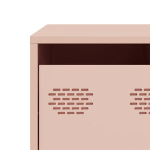 Rosa TV-Schrank aus Stahl, 68 cm