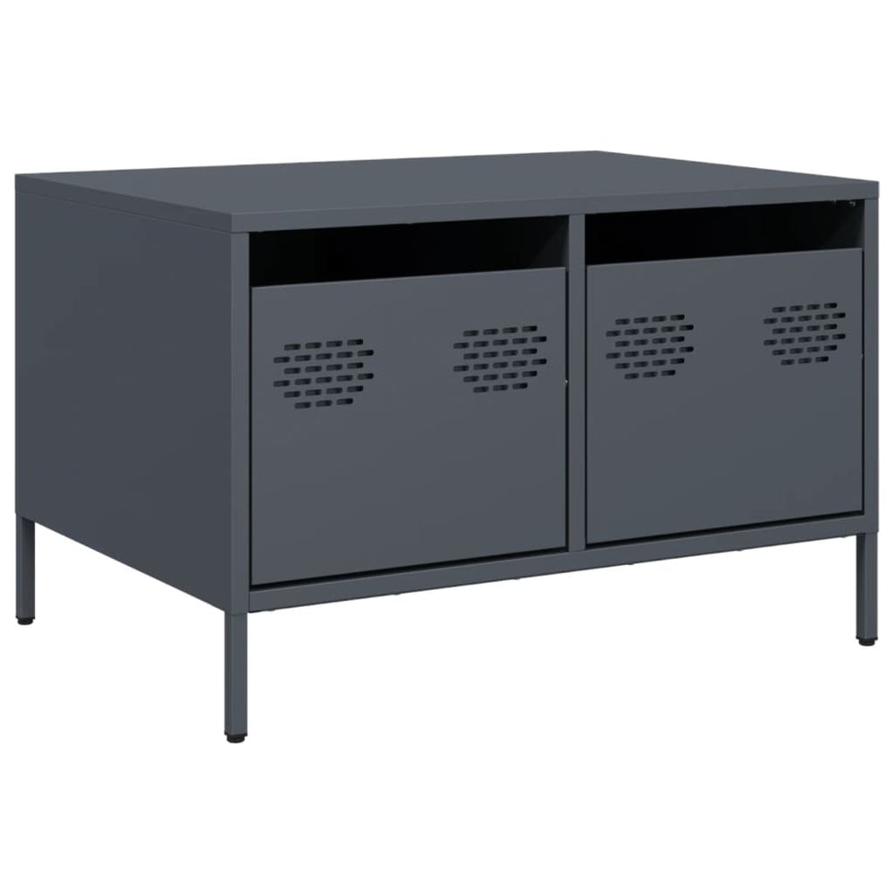Anthrazit TV-Schrank 68 cm Stahl