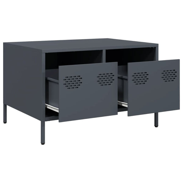 Anthrazit TV-Schrank 68 cm Stahl