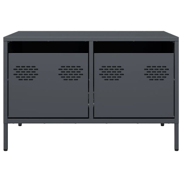Anthrazit TV-Schrank 68 cm Stahl