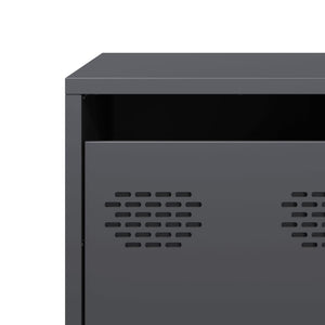 Anthrazit TV-Schrank 68 cm Stahl