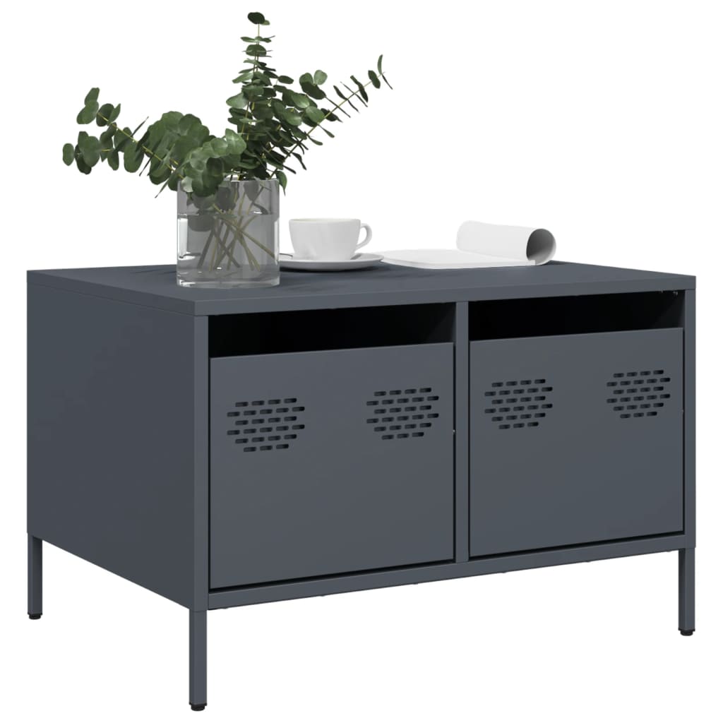 Anthrazit TV-Schrank 68 cm Stahl