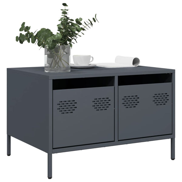 Anthrazit TV-Schrank 68 cm Stahl