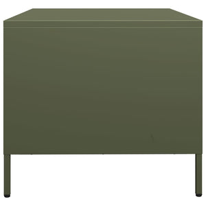 TV-Schrank Olivgrün, Stahl, 68 cm