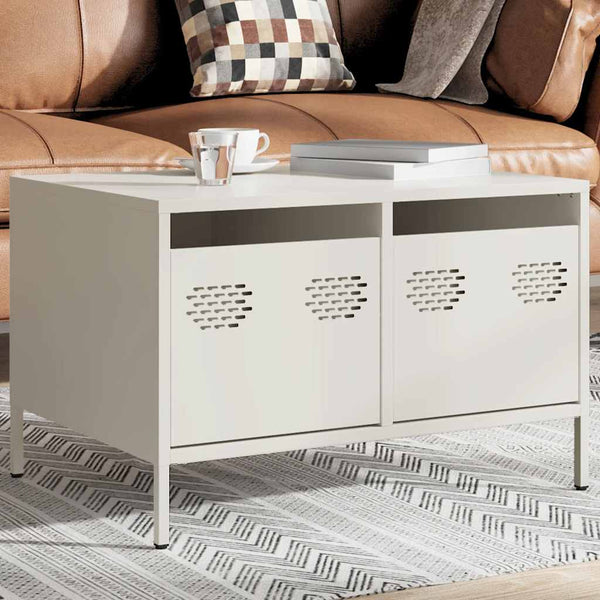 Weißer TV-Schrank 68 cm aus Stahl