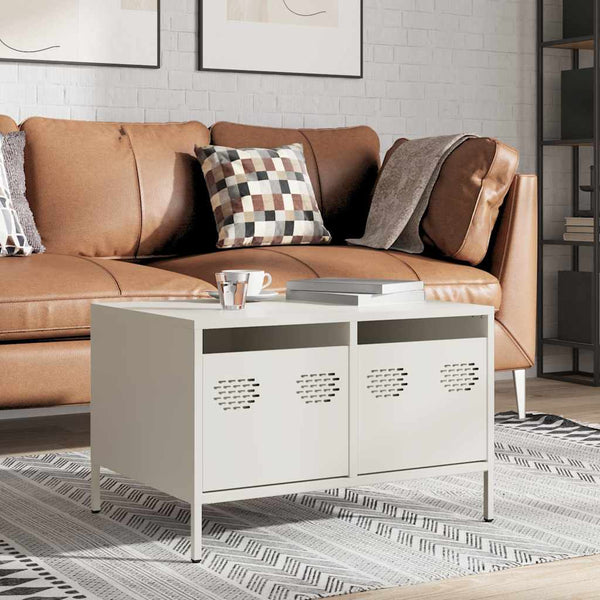 Weißer TV-Schrank 68 cm aus Stahl