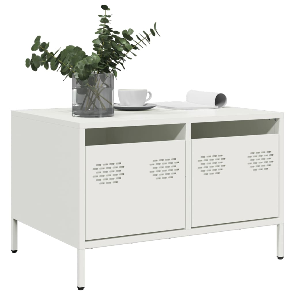 Weißer TV-Schrank 68 cm aus Stahl