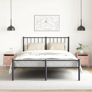 Nachttische 2er Set Rosa Stahl 35x39x43,5cm