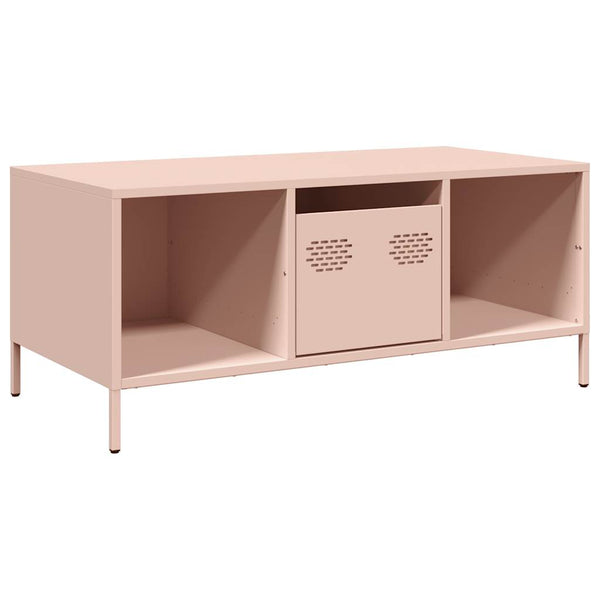 Rosa Couchtisch Stahl 101,5 cm