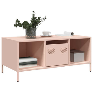 Rosa Couchtisch Stahl 101,5 cm