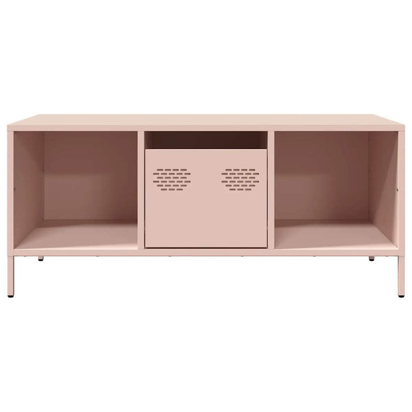 Rosa Couchtisch Stahl 101,5 cm