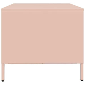 Rosa Couchtisch Stahl 101,5 cm